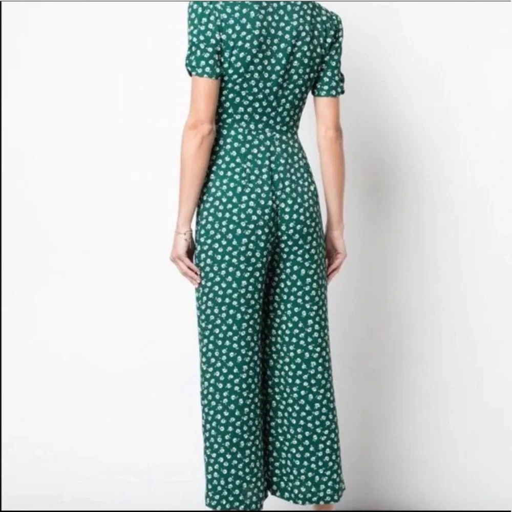 Reformation France green jumpsuit - Picture 3 of 8
